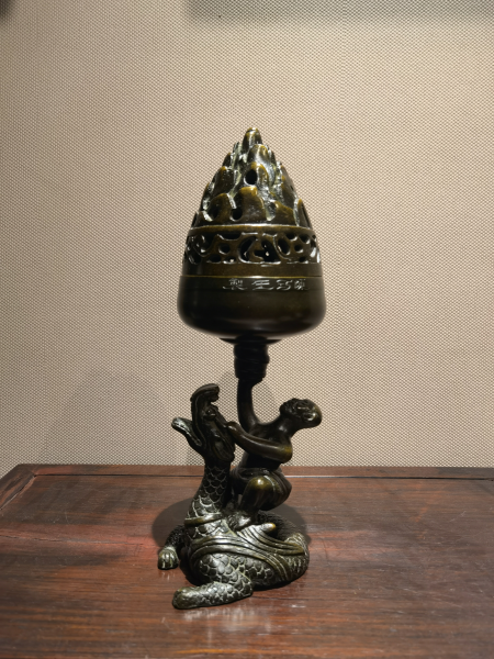 66号降龙博山炉古铜