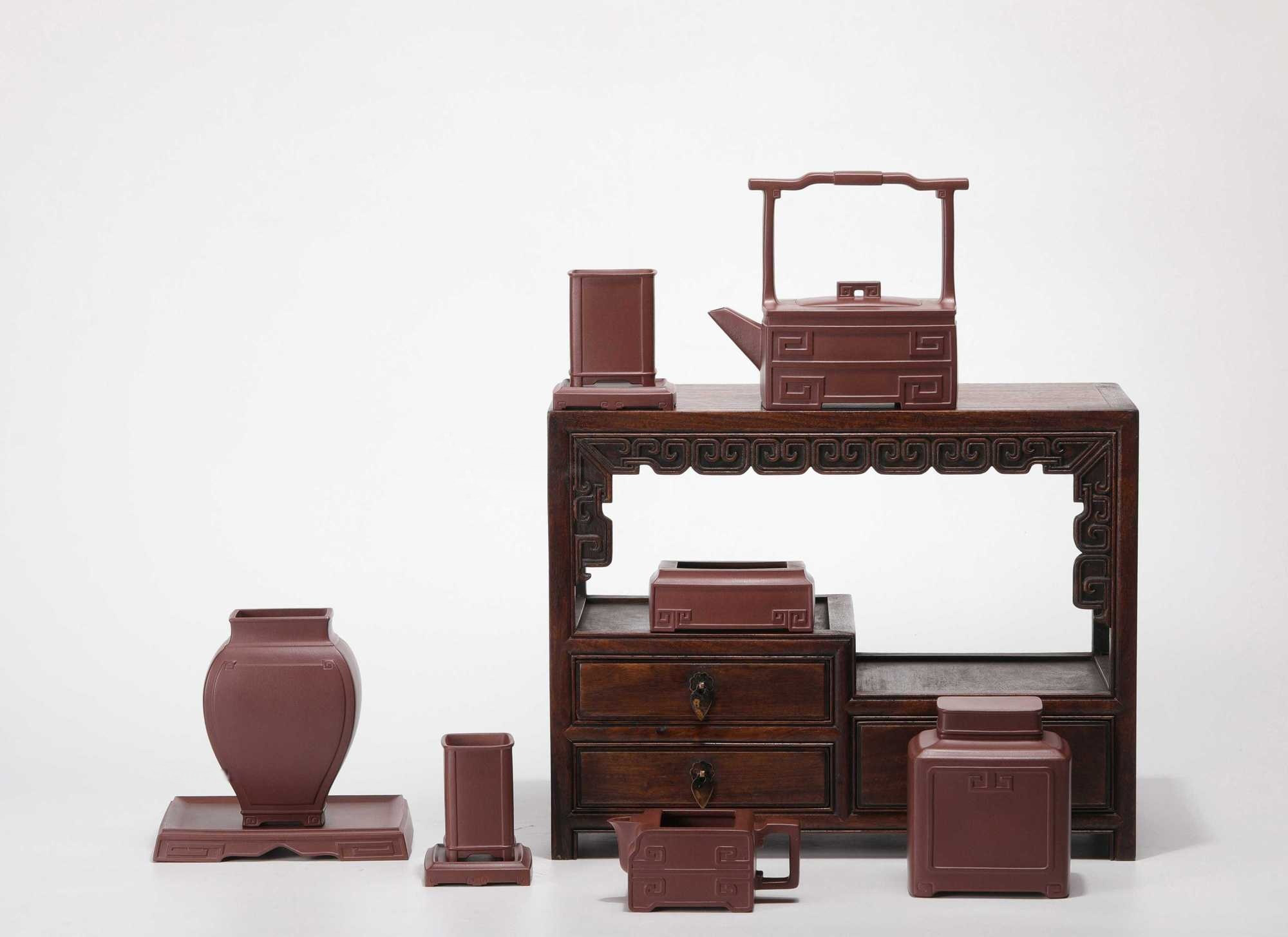耿浩 十头明清家具茶具组