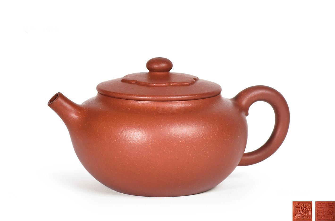吴奇敏制大口鼓圆茗壶