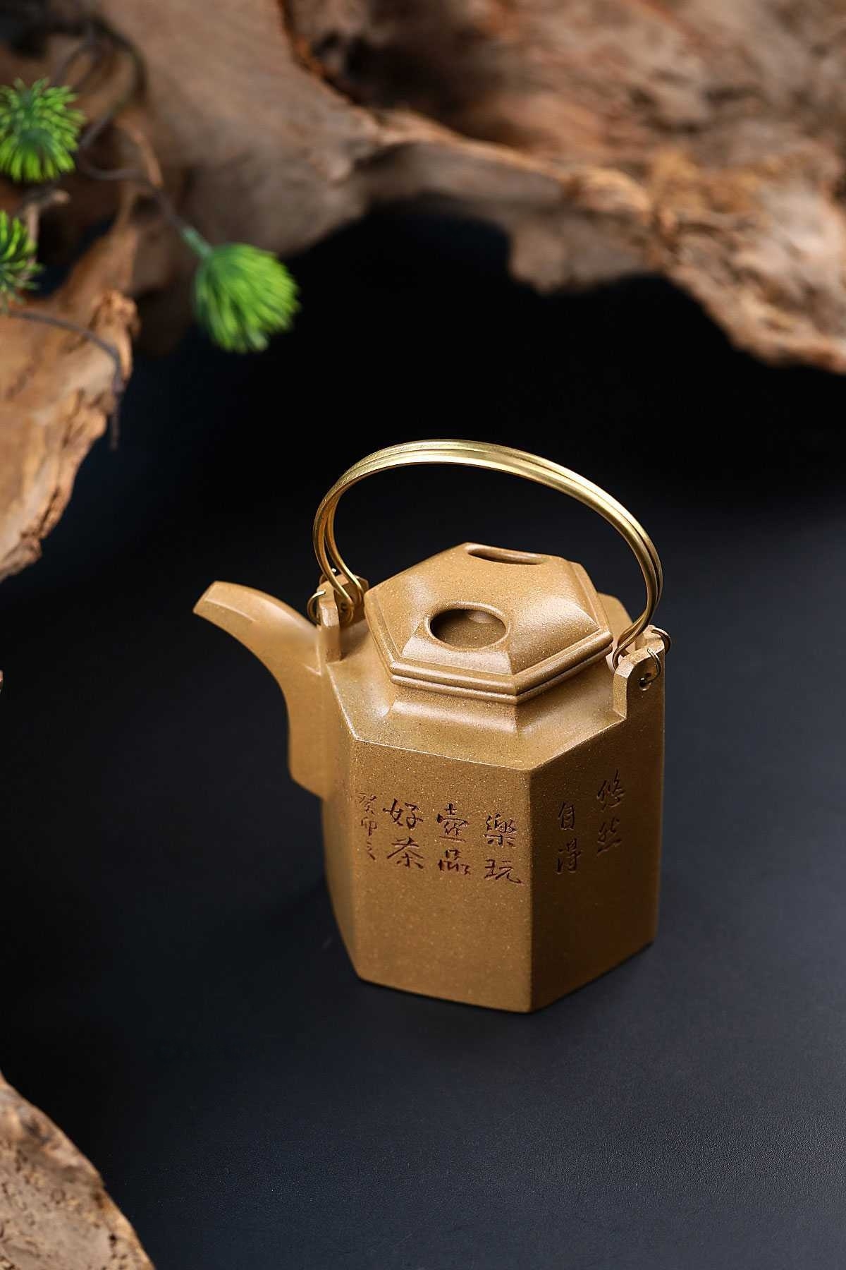 储立之 六方洋桶（顾绍培装饰） 段泥