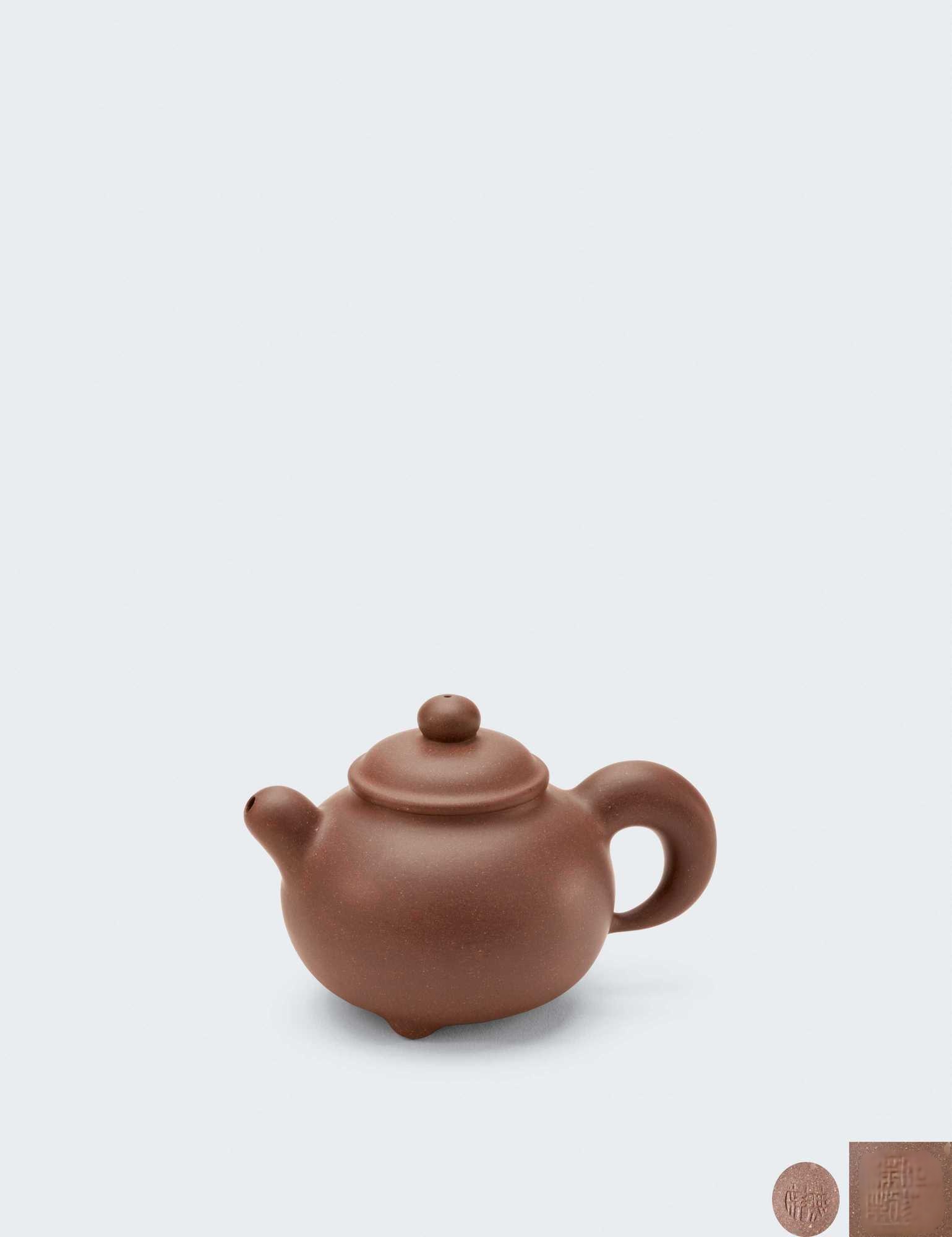 当代 何燕萍制小润泽壶