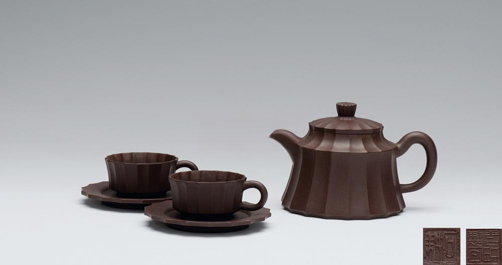 王石耕 五件裙风茶具