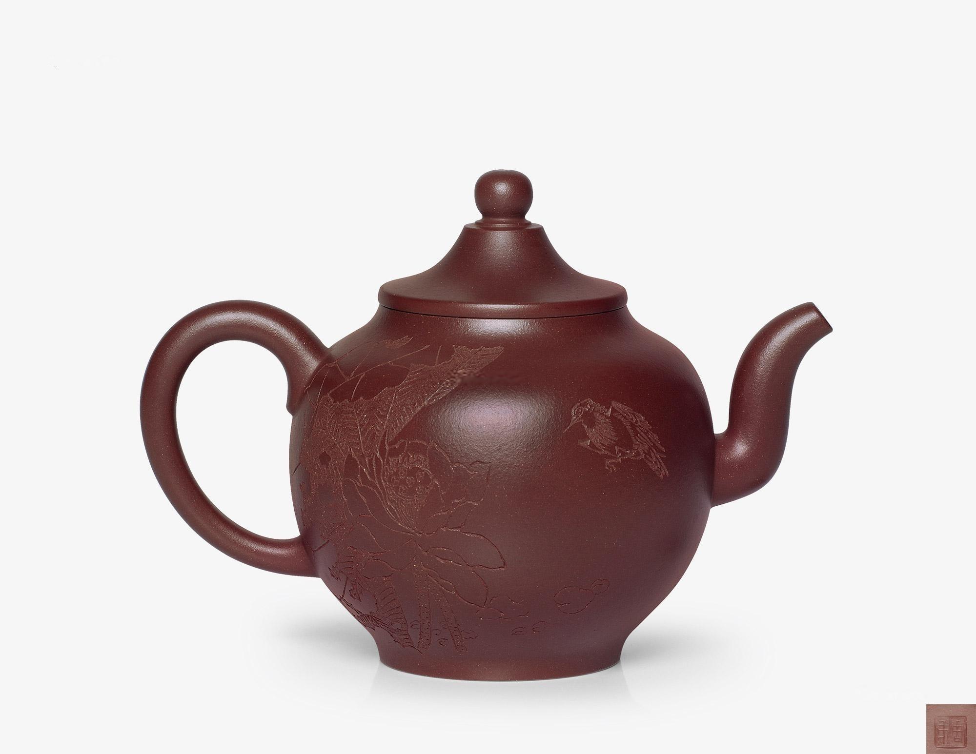 周虎 笠影壶