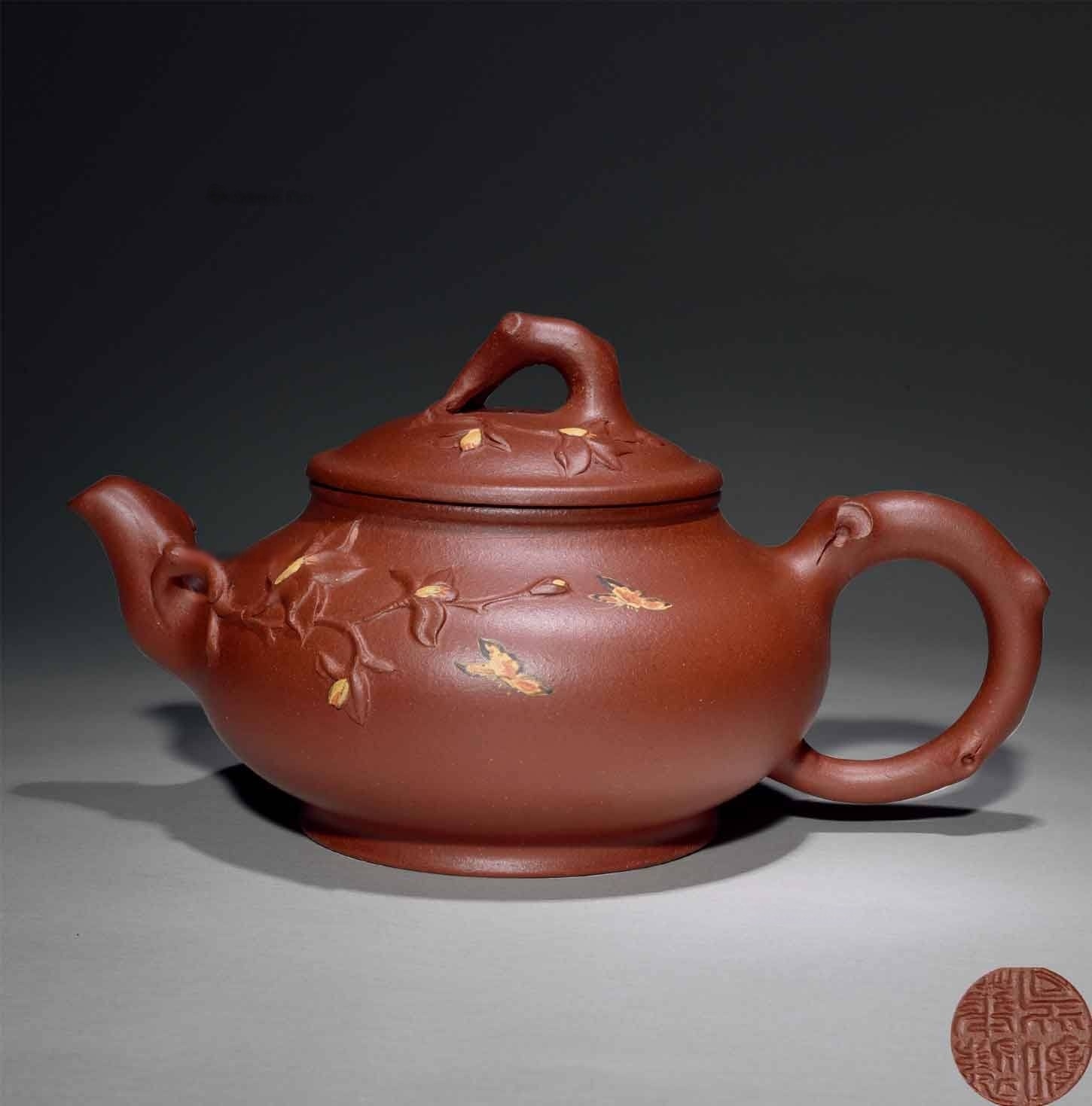 吴暗华 玉兰花 紫泥