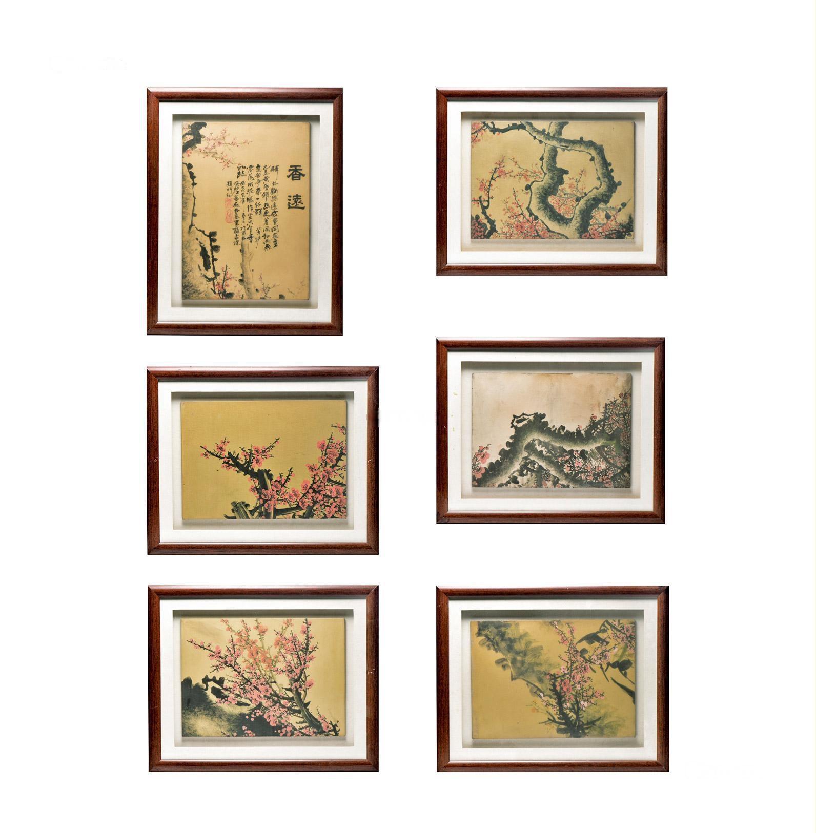 石泉款段泥陶板 （一组六块）