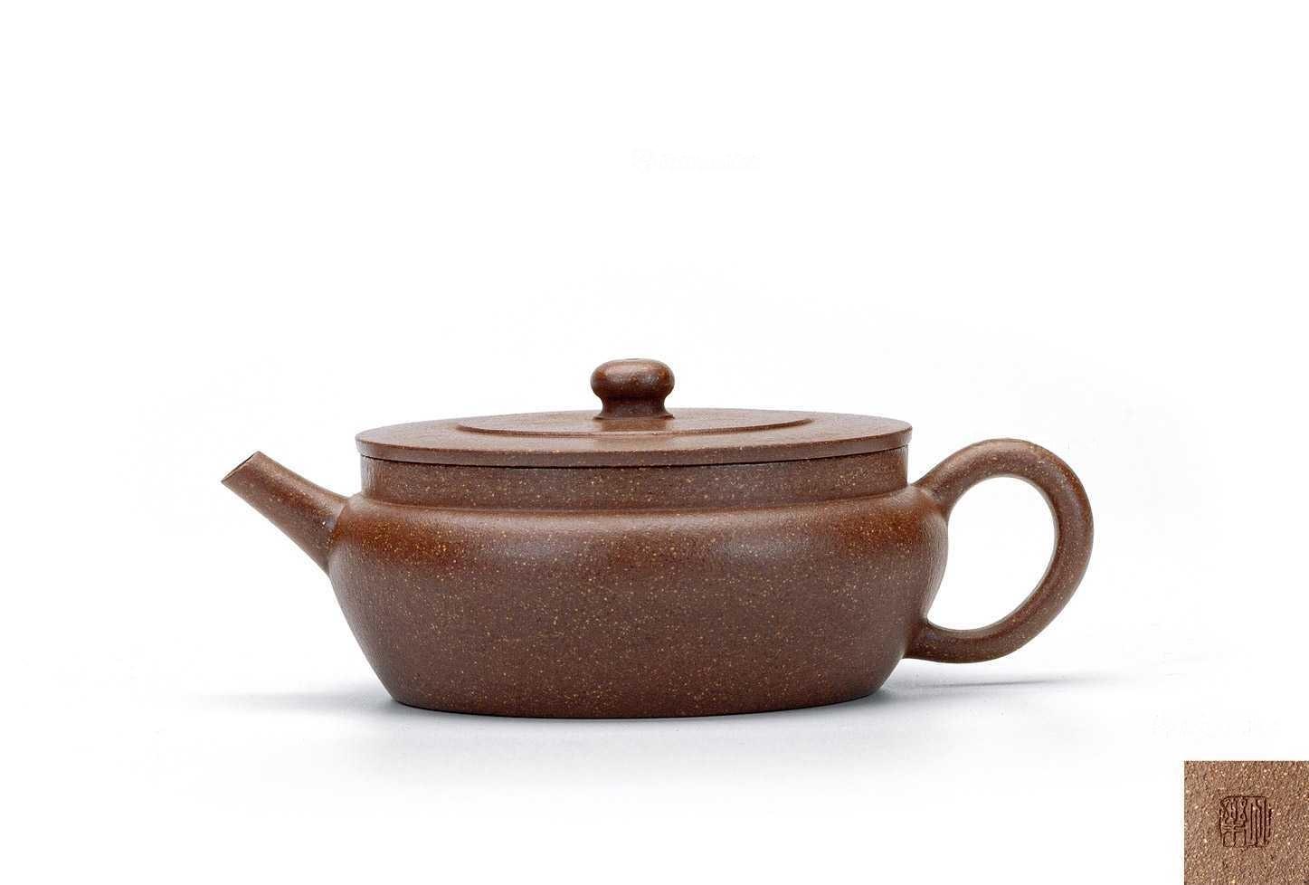 当代 刘兆乐制 季山圆壶