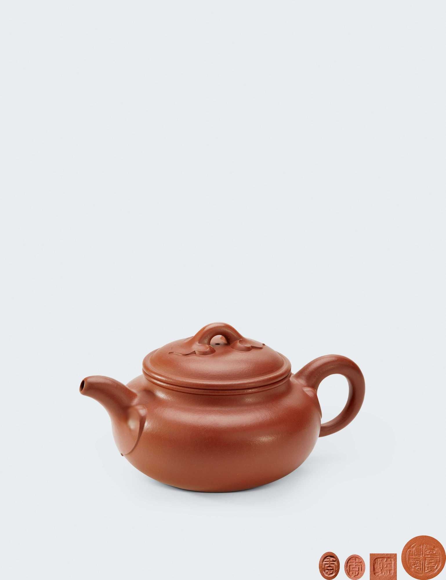 当代 季益顺制玉如意壶