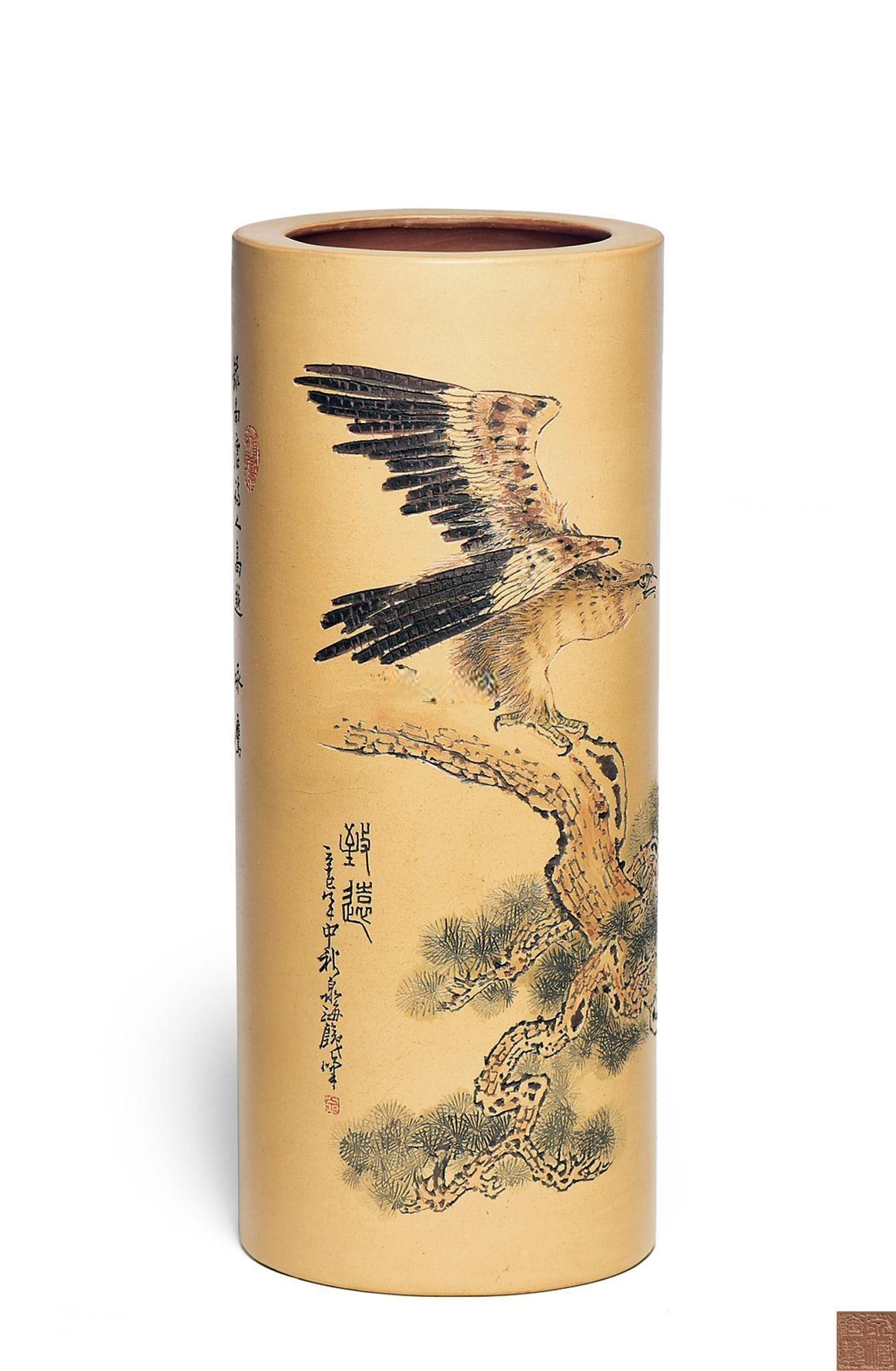 谭泉海刻签筒