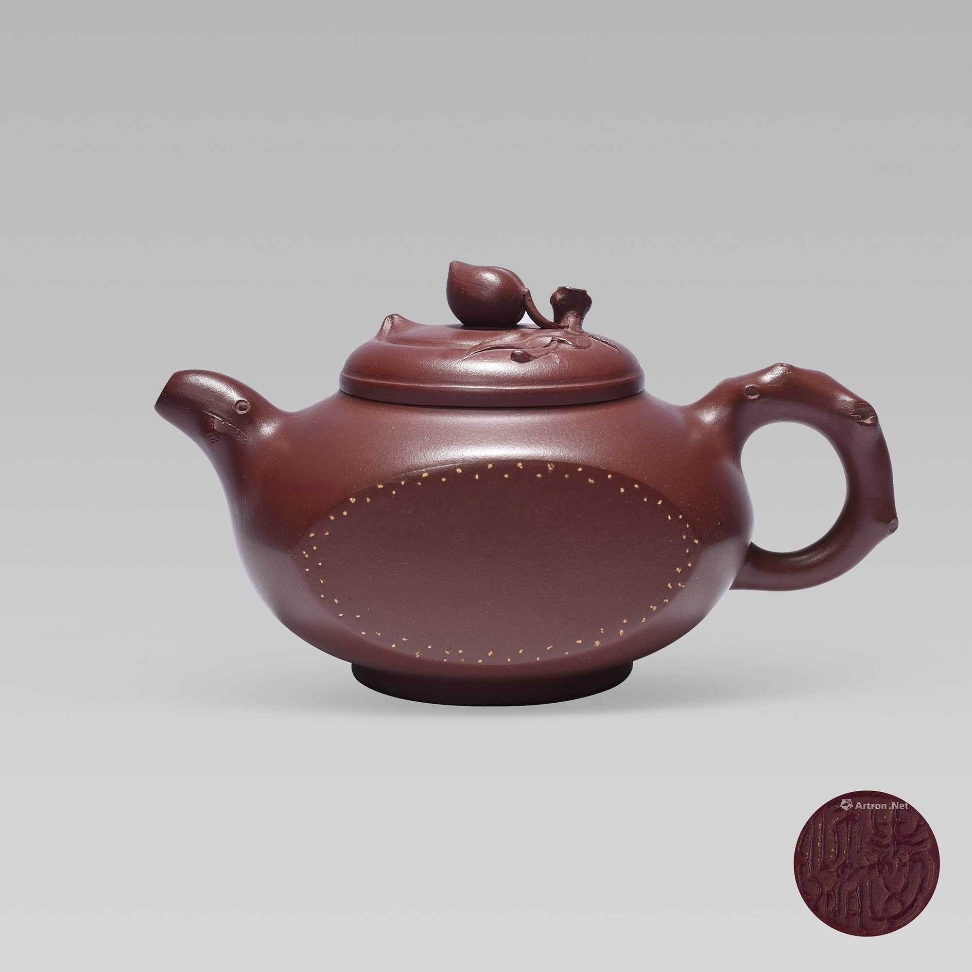 范洪明 寿桃壶