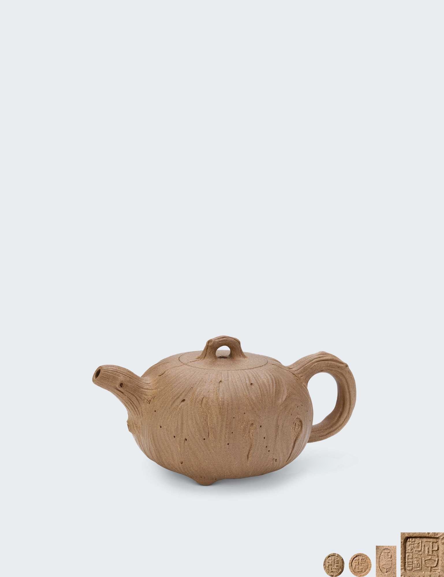 当代 张正中制年轮壶