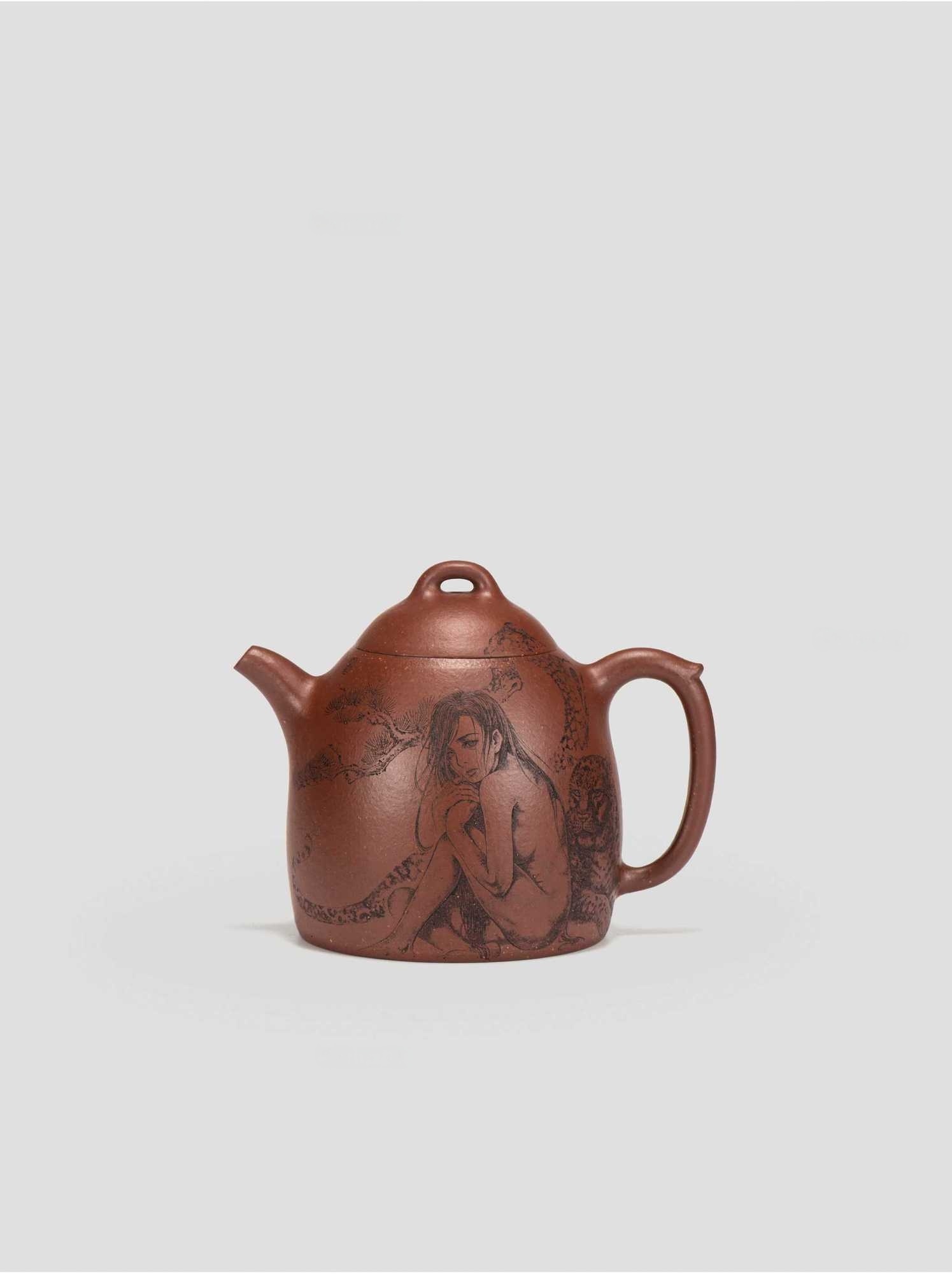 范春林制·孟小锋（一颠）刻绘 山鬼（三）·秦权