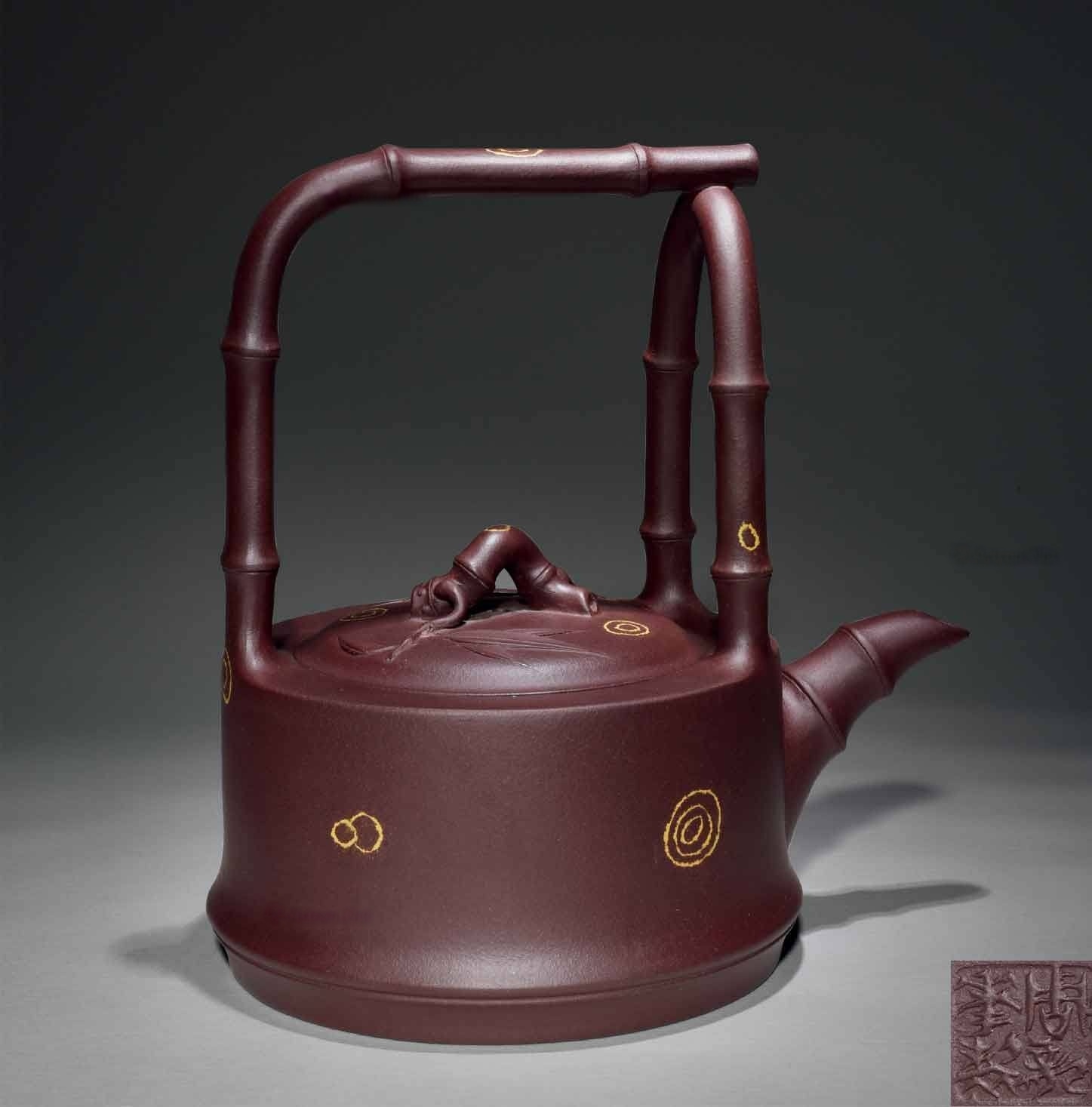 周龙华 斑竹提梁 底槽清