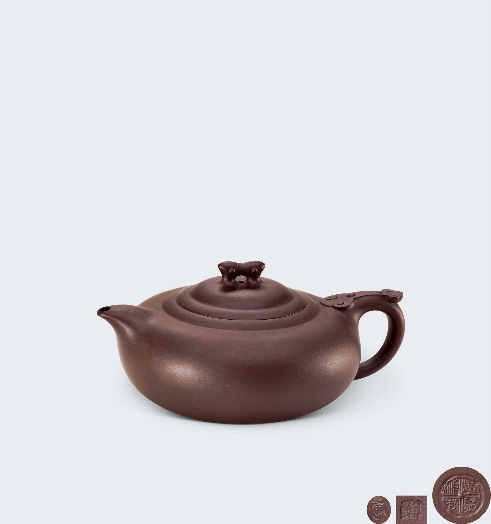当代 季益顺制称心如意壶