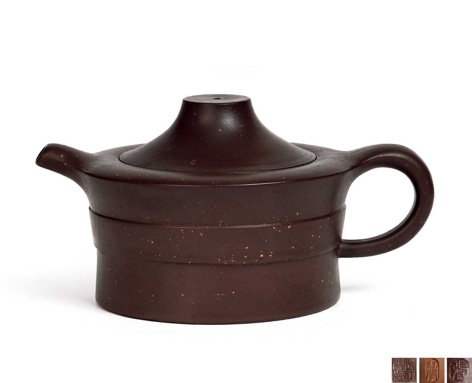 张红华制铺砂高腰线壶