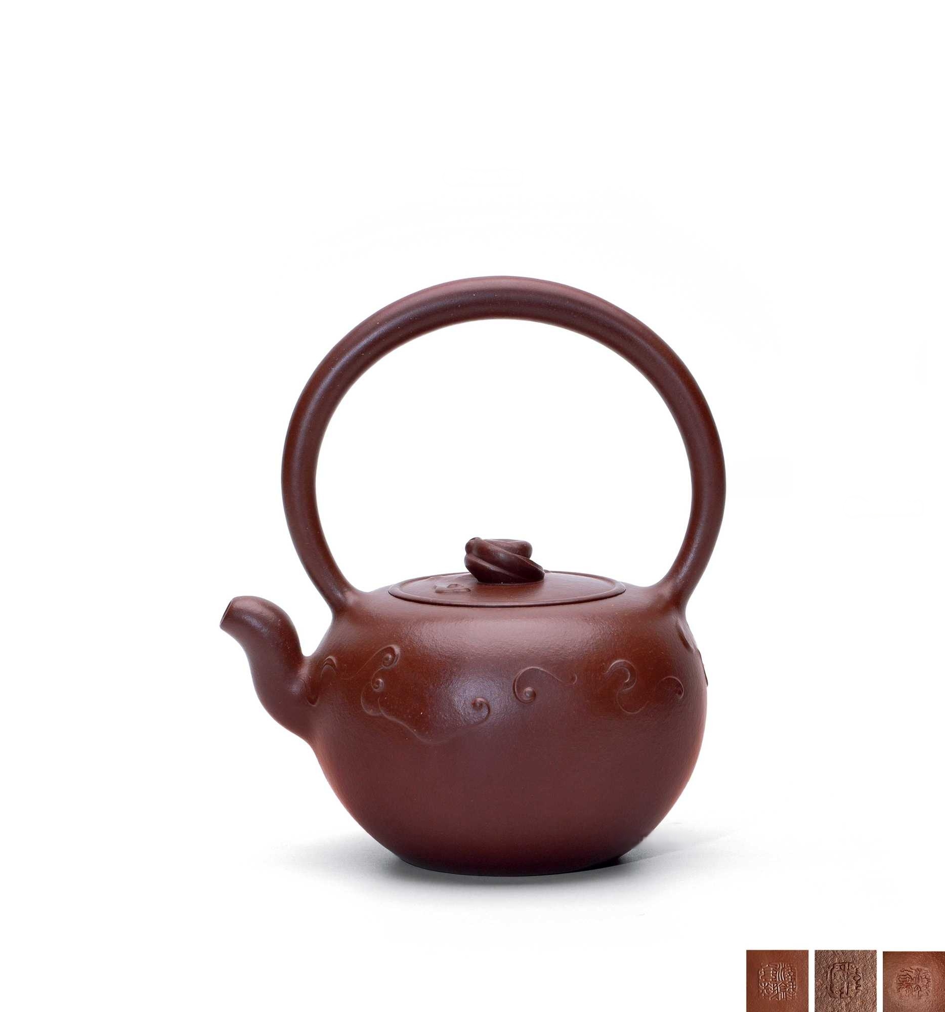 当代 范泽峰制 云香提梁壶
